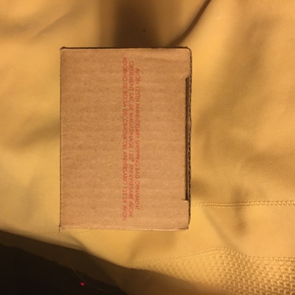 Avon 125th Anniversary Shopping Bag Ornament Christmas Holiday Rep Logo New - Picture 4 of 5